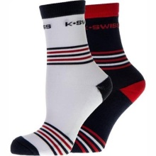 KSwiss Tennis Socks Crew Heritage navy/white Men - 2 Pairs